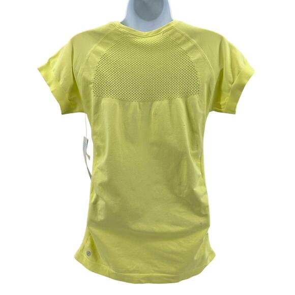 Z by Zella Activewear Top WMNS M Green Charlock Pullover Seamless Short Sleeve - Picture 4 of 6